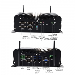 EGSMTC Fanless Industrial Mini PC G8 Int