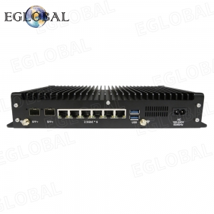 EGLOBAL Fanless Mini PC Firewall SFP1 In