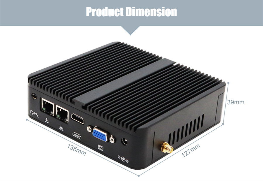 EGSMTPC Cheapest MINI PC 2LAN 2COM for Intel Celeron J4125 2.0GHz Quad Cores Four Threads Max 2.7GHz(图12)