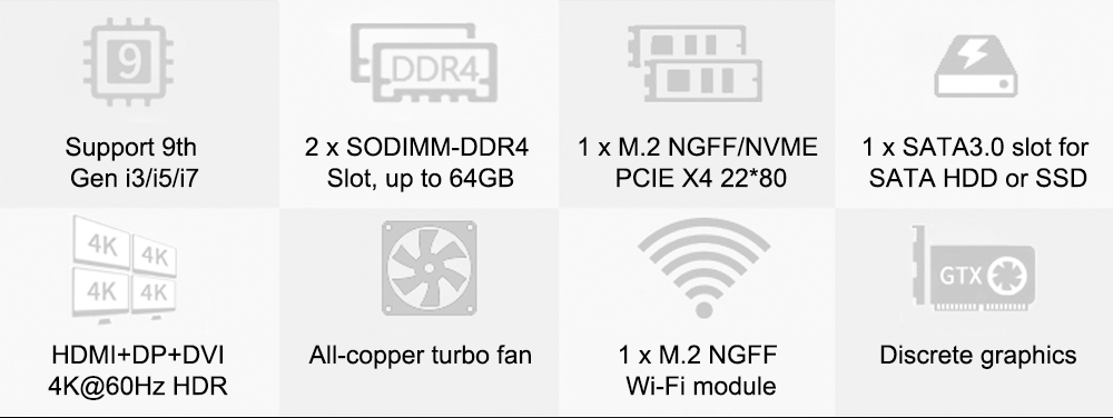 MV200 E-sports mini gaming computer with independent graphics card(图2)