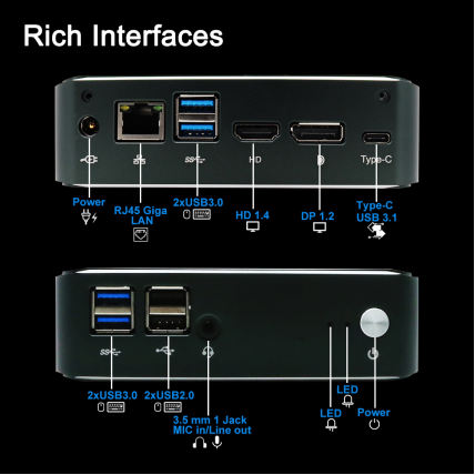 Simplified desktop, light office experience, EGSMTPC MU01 Mini pc, 16 + 512gb combination only 420$(图3)