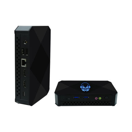 Palm size fanless office home computer, VX3-J4125 mini pc(图1)