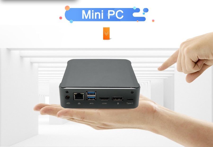 EGSMTPC 8th Gen Mini PC Intel i5-10210/i7-10510U  NUC Computer 2*DDR4 M.2 NVMe Win 10 Pro 4K(图1)