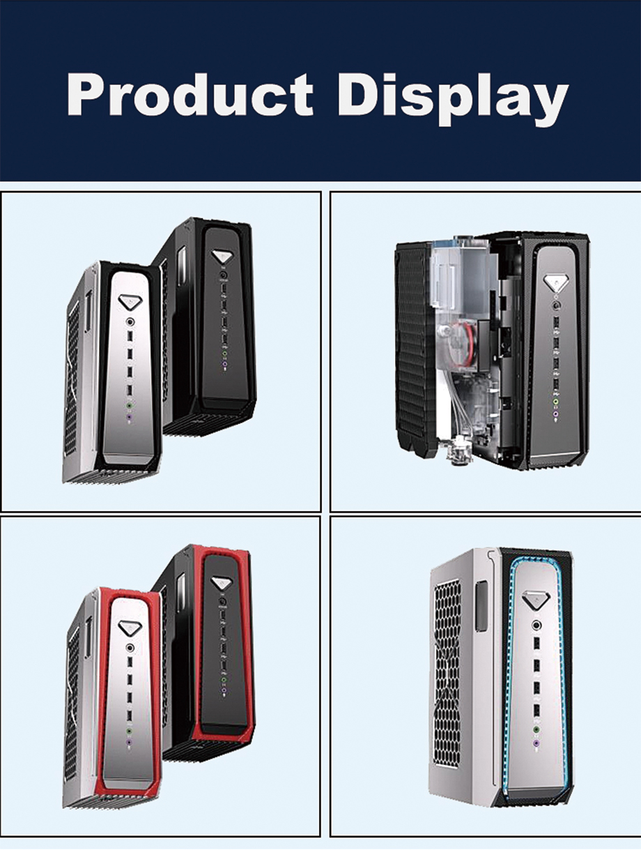 EGSMTPC High-performance Intel I3th/14th Cpu RTX 4060/4070 Discrete card water-cooled mini gaming pc(图5)